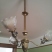 The brass chandelier in our dining room looked a bit incomplete when we moved into the house.